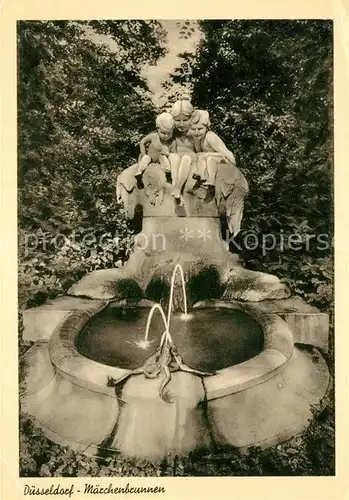 AK / Ansichtskarte Duesseldorf Maerchenbrunnen Duesseldorf