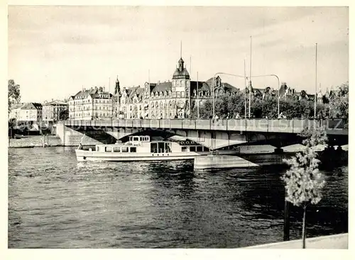 AK / Ansichtskarte Konstanz_Bodensee Rheinbruecke Konstanz_Bodensee