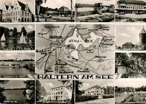 AK / Ansichtskarte Haltern_See St. Anna Kapelle Rathaus Seehof Haltern See
