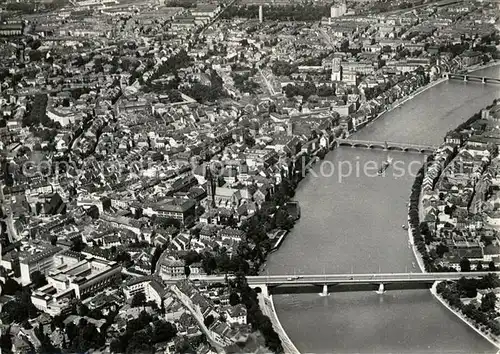 AK / Ansichtskarte Basel_BS Fliegeraufnahme  Basel_BS