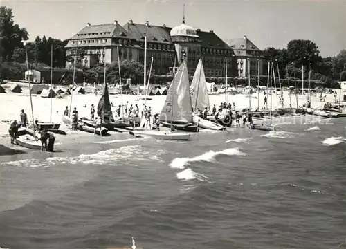 AK / Ansichtskarte Sopot Grand Hotel od strony merza Sopot