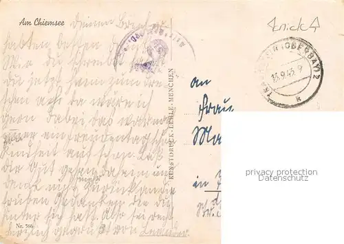 AK / Ansichtskarte Fischerei Chiemsee  Fischerei