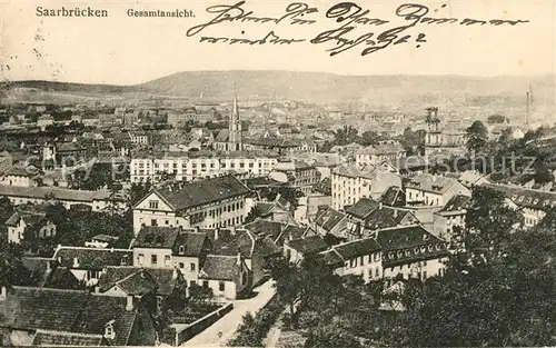AK / Ansichtskarte Saarbruecken Gesamtansicht Saarbruecken