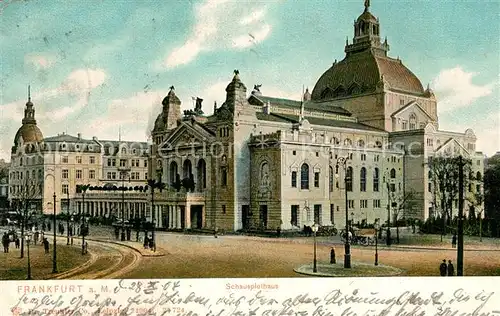 AK / Ansichtskarte Frankfurt_Main Schauspielhaus Frankfurt Main