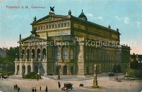 AK / Ansichtskarte Frankfurt_Main Opernhaus Frankfurt Main