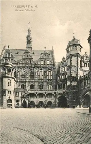 AK / Ansichtskarte Frankfurt_Main Rathaus Seitenbau Altstadt Frankfurt Main