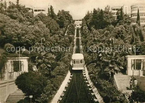 AK / Ansichtskarte Sochi_Sotschi Bergbahn Sanatorium of the Defence Ministry 
