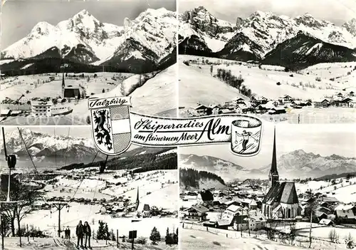 AK / Ansichtskarte Alm_Saalfelden Skiparadies  Alm_Saalfelden