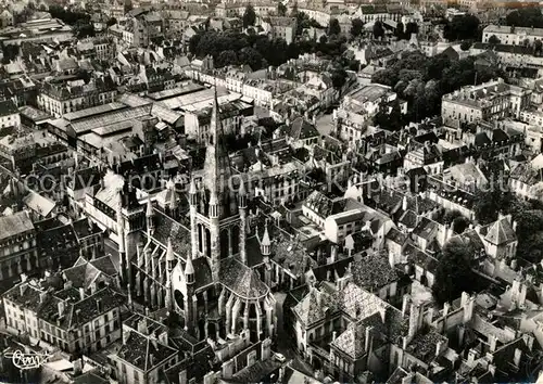 AK / Ansichtskarte Dijon_Cote_d_Or Fliegeraufnahme Eglise Notre Dame Dijon_Cote_d_Or