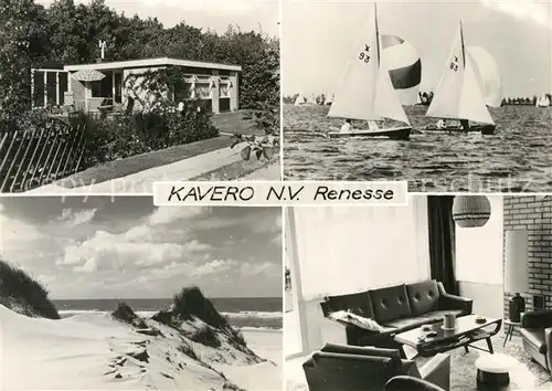 AK / Ansichtskarte Renesse Kavero Segelschiffe Duenen Renesse