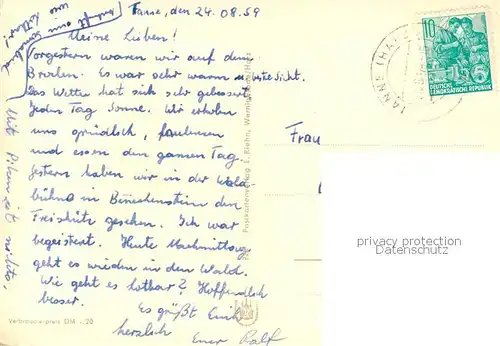 AK / Ansichtskarte Tanne_Harz Kurpark mit Waldstrasse Tanne_Harz