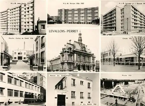AK / Ansichtskarte Perret Lavallois Neubauten Freibad Perret