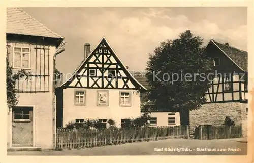 AK / Ansichtskarte Bad_Koestritz Gasthaus zum Frosch Bad_Koestritz