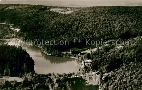 AK / Ansichtskarte Ebnisee Fliegeraufnahme im Schwaebischen Wald Ebnisee