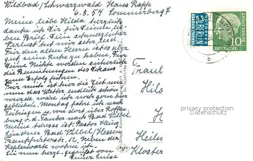 AK / Ansichtskarte Wildbad_Schwarzwald Keplerwarte Wildbad_Schwarzwald