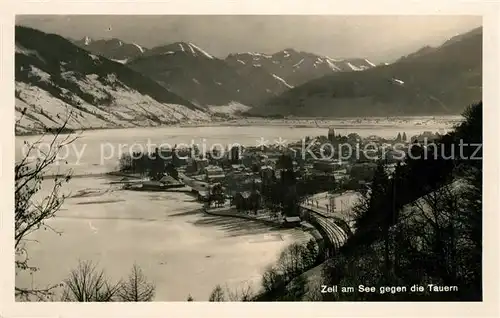 AK / Ansichtskarte Zell_See Gegen die Tauern Zell_See