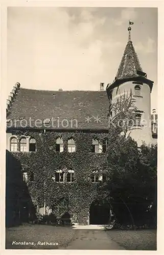 AK / Ansichtskarte Konstanz_Bodensee Rathaus Konstanz_Bodensee