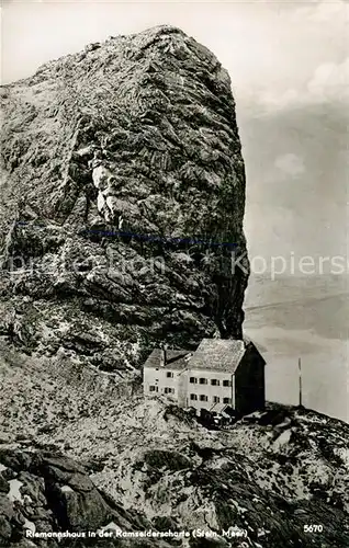 AK / Ansichtskarte Riemannhaus in Ramselderscharte Riemannhaus