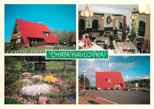 AK / Ansichtskarte Jachymov Chata Havlovka Gastraum Park Jachymov