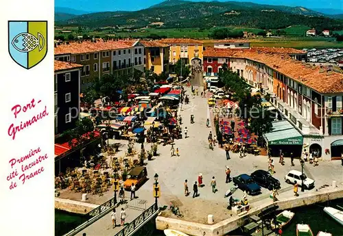 AK / Ansichtskarte Port_Grimaud La Place du Marche Port Grimaud