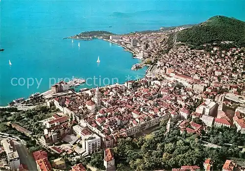 AK / Ansichtskarte Split_Spalato Fliegeraufnahme Split_Spalato