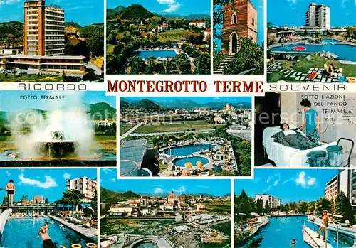 AK / Ansichtskarte Montegrotto_Terme Pozzo termale Sotto azione del Fango termal Swimmingpool Montegrotto Terme