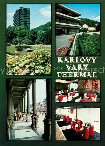AK / Ansichtskarte Karlovy_Vary Thermal Arkaden Speisesaal Karlovy Vary