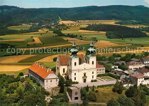 AK / Ansichtskarte Maria_Taferl Basilika zur Schmerzhaften Muttergottes Fliegeraufnahme Maria Taferl