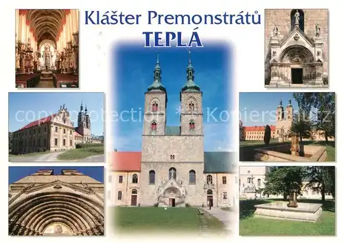 AK / Ansichtskarte Tepla_Tepl Klaster Premonstratu Teilansichten Tepla_Tepl