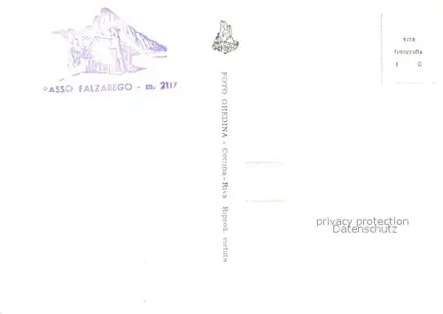 AK / Ansichtskarte Passo_Falzarego Kapelle Gemsen Passo Falzarego
