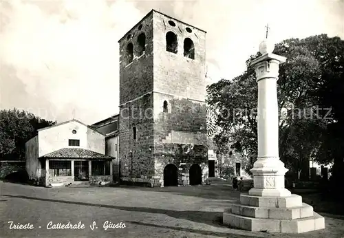 AK / Ansichtskarte Trieste Cattedrale San Giusto Trieste