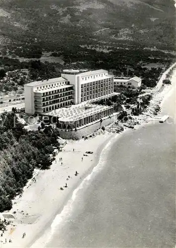 AK / Ansichtskarte Makarska_Dalmatien Hotel Jadran Fliegeraufnahme Makarska Dalmatien