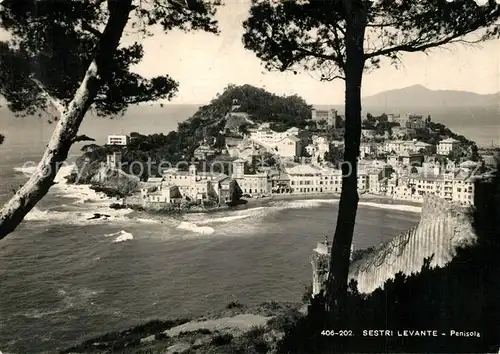 AK / Ansichtskarte Sestri_Levante Penisola Sestri_Levante