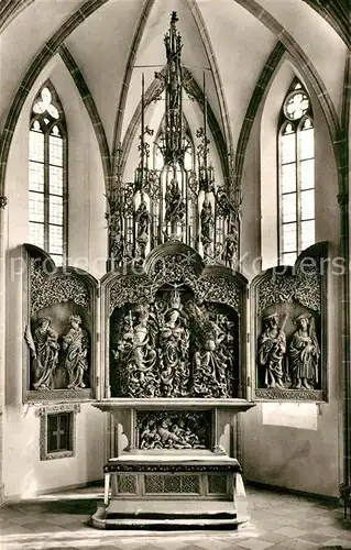 AK / Ansichtskarte Breisach_Rhein St Stephansmuenster Hochaltar des Meisters H. L. 16. Jhdt. Breisach Rhein