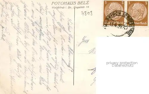 AK / Ansichtskarte Waldkirch_Breisgau Landschaftspanorama Schwarzwald Waldkirch Breisgau