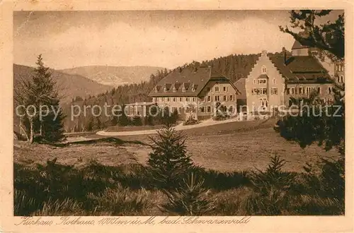 AK / Ansichtskarte Rothaus_Grafenhausen Kurhaus Schwarzwald Rothaus Grafenhausen