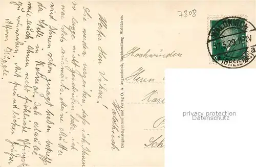 AK / Ansichtskarte Waldkirch_Breisgau Inneres der katholischen Stadtkirche Waldkirch Breisgau