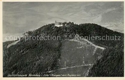 AK / Ansichtskarte Hoernleberg Wallfahrtskapelle Schwarzwald Fliegeraufnahme Hoernleberg