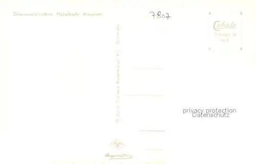 AK / Ansichtskarte Zell_Wiesental Schwarzwaldtrachten Hebeltracht Wiesental Zell Wiesental