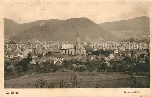 AK / Ansichtskarte Waldkirch_Breisgau Gesamtansicht Veltens Lichtdruck Ansichtskarten Waldkirch Breisgau