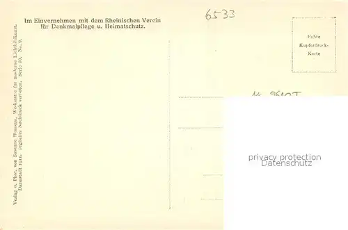 AK / Ansichtskarte Bacharach_Rhein Fachwerkhaeuser Koblenzerstrasse Kupferdruck Bacharach Rhein