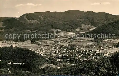 AK / Ansichtskarte Waldkirch_Breisgau Panorama Schwarzwald Waldkirch Breisgau