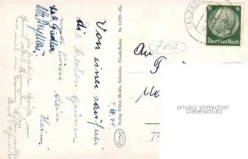 AK / Ansichtskarte Elzach Ortsansicht mit Kirche Elzach