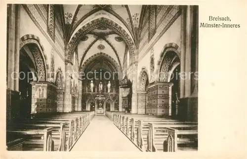 AK / Ansichtskarte Breisach_Rhein Muenster Innenansicht Breisach Rhein