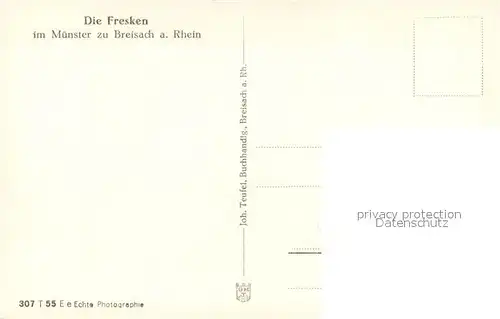 AK / Ansichtskarte Breisach_Rhein Fresken im Muenster Breisach Rhein