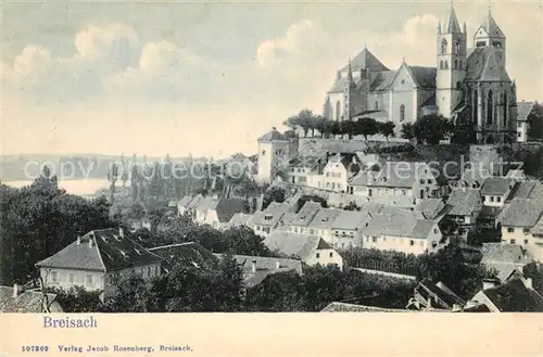 AK / Ansichtskarte Breisach_Rhein Altstadt mit Muenster Breisach Rhein