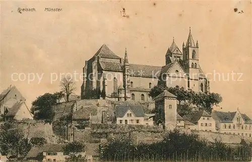 AK / Ansichtskarte Breisach_Rhein Altstadt mit Muenster Breisach Rhein