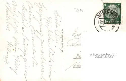 AK / Ansichtskarte Breisach_Rhein Teilansicht mit Muenster Breisach Rhein