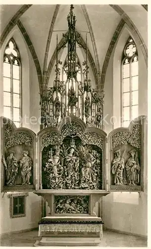 AK / Ansichtskarte Breisach_Rhein St Stephansmuenster Hochaltar des Meisters H. L. 16. Jhdt. Breisach Rhein
