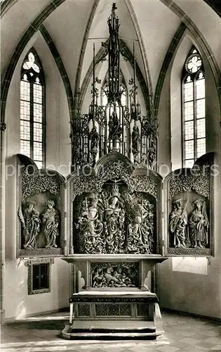 AK / Ansichtskarte Breisach_Rhein St Stephansmuenster Hochaltar des Meisters H. L. 16. Jhdt. Breisach Rhein